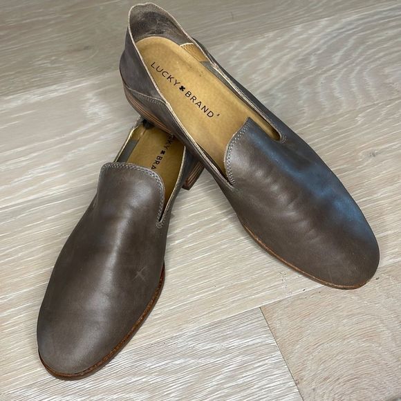 Lucky Brand Shoes - LUCKY BRAND dark driftwood color Cahill style loafer